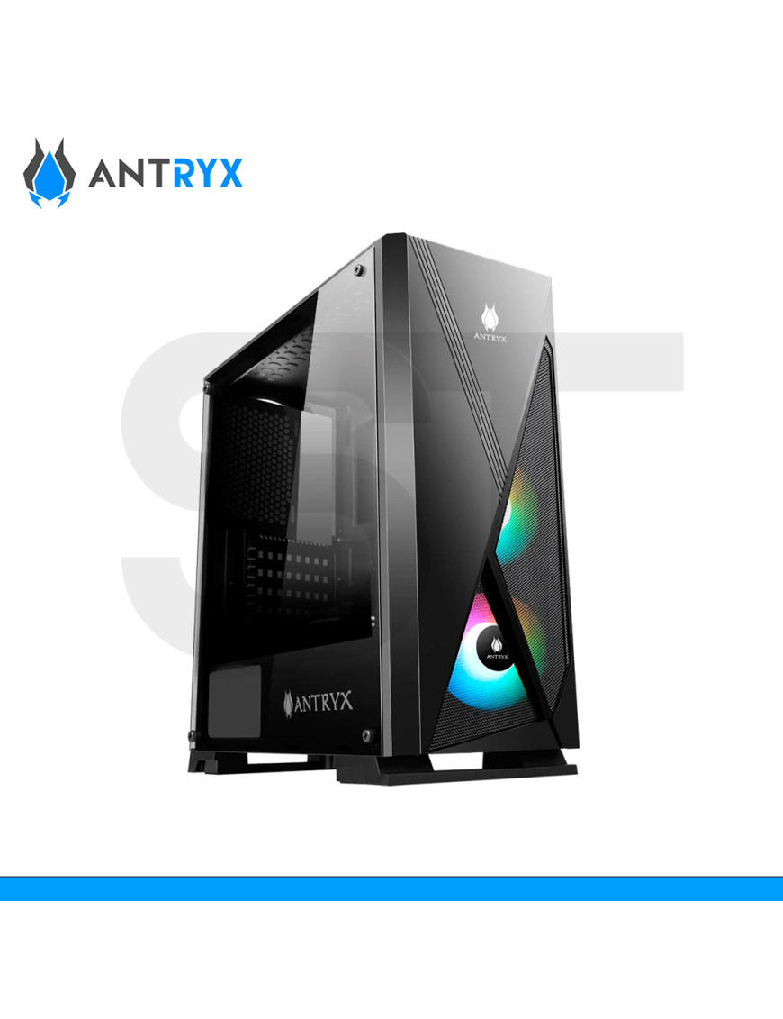 CASE ANTRYX, XTREME NEO II, C/FUENTE 500W, 2 FAN ARGB, VIDRIO TEMPLADO. (PN: AC-XN02KR1-500CP)