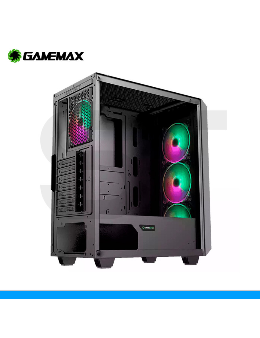 CASE ATX GAMEMAX REVOLT 4 COOLER RGB S/FUENTE VIDRO TEMPLEDO, CASE