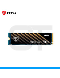 UNIDAD EN ESTADO SOLIDO MSI, SPATIUM M450, 500GB, M.2 NVME PCIE 4.0 x4. (PN: SPATIUM M450)