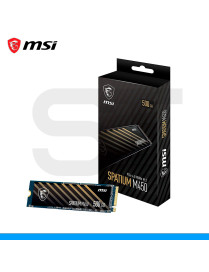 UNIDAD EN ESTADO SOLIDO MSI, SPATIUM M450, 500GB, M.2 NVME PCIE 4.0 x4. (PN: SPATIUM M450)