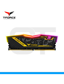 MEMORIA RAM TEAMGROUP, DELTA T-FORCE TUF GAMING, RGB, 16GB, DDR4 3200MHZ, PC4-25600, CL-16. (PN: TF9D416G3200HC16F01)