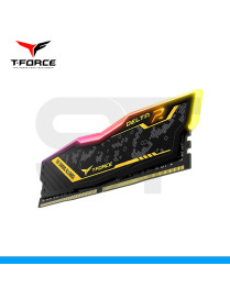 MEMORIA RAM TEAMGROUP, DELTA T-FORCE TUF GAMING, RGB, 8GB, DDR4 3200MHZ, PC4-25600, CL-16. (PN: TF9D48G3200HC16F01)