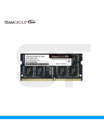 MEMORIA SODIMM TEAMGROUP, ELITE, 8GB DDR4, 3200MHZ, PC4-25600, CL22. (PN: TED48G3200C22-S01)