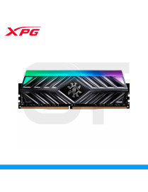 MEMORIA RAM ADATA, XPG SPECTRIX D41, RGB, 16GB 3200MHZ, PC4-25600 CL-16, BLACK. (PN: AX4U320016G16A-ST41)