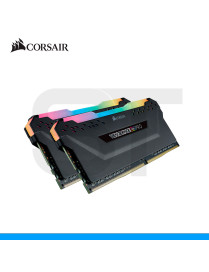 MEMORIA RAM CORSAIR, VENGEANCE PRO SL RGB, 16GB DDR4 (2X8GB), 3000MHZ, CL16. (PN: CMW16GX4M2C3000C15)