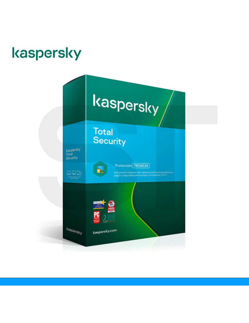 ANTIVIRUS KASPERSKY, TOTAL SECURITY EDICION 2023, 10PC, 12 MESES. (PN: 7709224393563)