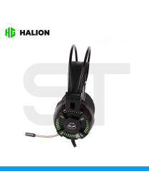 AURICULARES HALION, CRASH HA-H894, 2.1, JACK 3.5mm + USB, LED, C/MICROFONO.