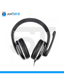 AURICULARES ANTRYX, GH-370 SILVER, 2.1, JACK 3.5mm, C/MICROFONO. (PN: AGH-370S)