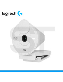 WEBCAM LOGITECH, BRIO 300, FULL HD 1080 PIXEL, USB-C, OFF WHITE. (PN: 960-001440)