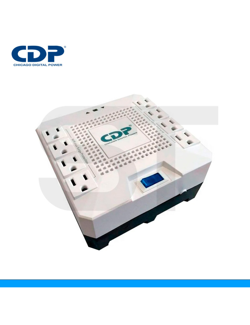 ESTABILIZADOR CDP, 1800VA/1000W, 8 SALIDAS. (PN: R-AVR1808I)