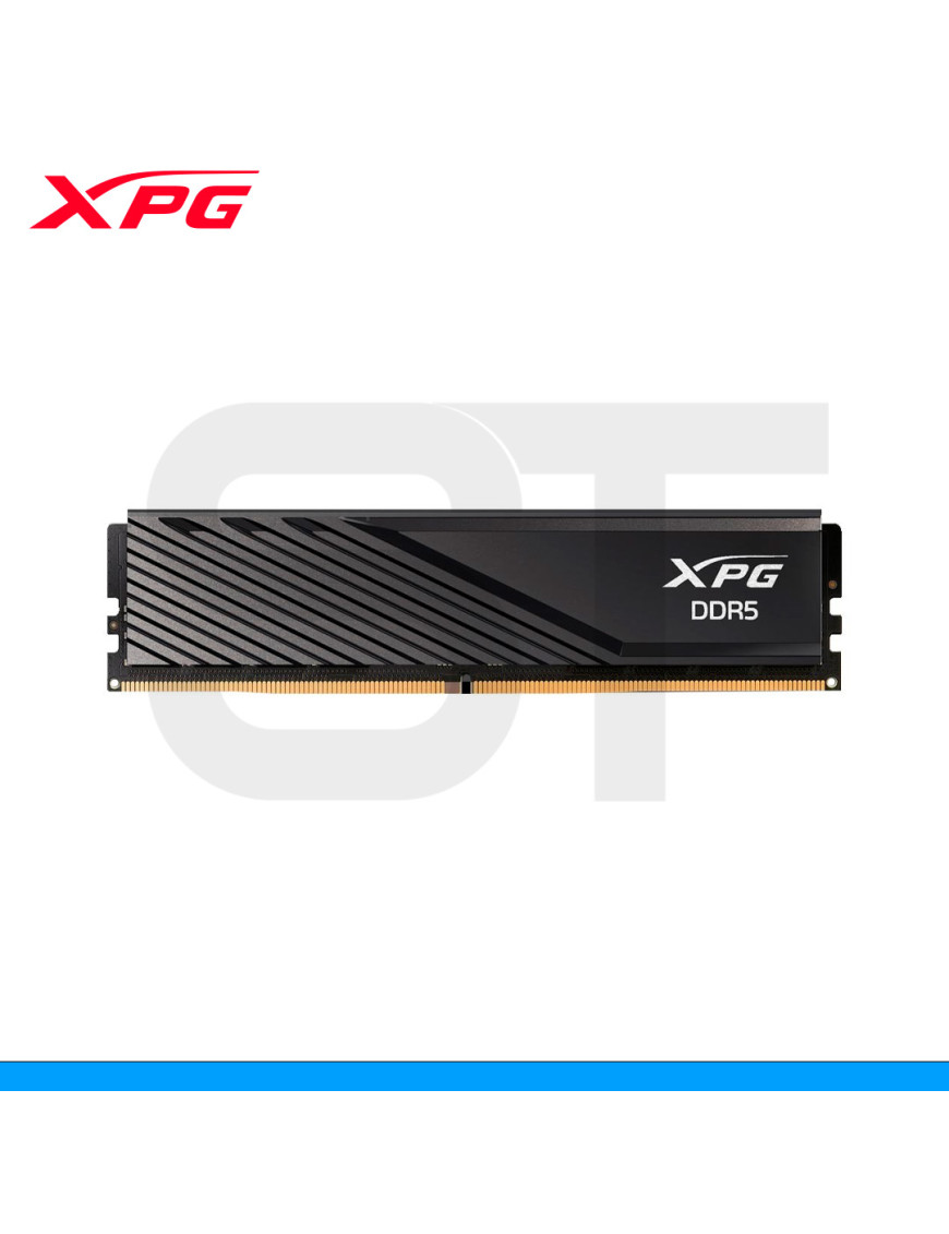 MEMORIA RAM XPG, LANCER BLADE, 16GB DDR5, 5600MHZ, PC5-44800 CL-46, BLACK. (PN: AX5U5600C4616G-SLABBK)