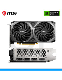 TARJETA DE VIDEO MSI, GEFORCE RTX 3050 VENTUS 2X XS, 8GB OC GDDR6, PCIe4.0, 128 BITS, DP | HDMI | DVI. (PN: 912'V809'4266)