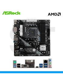 PLACA MADRE ASROCK, B450M PRO4-F, AMD, SOCKET AM4, DDR4, VGA | DVI | HDMI. (PN: 90-MXBKW0-A0UAYZ)