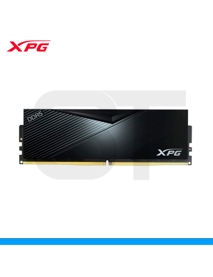 MEMORIA RAM XPG, LANCER, 8GB DDR5, 5200MHZ, PC5-41600 CL-38, BLACK. (PN: AX5U5200C388G-CLABK)
