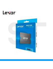 UNIDAD EN ESTADO SOLIDO LEXAR, NQ100, 240GB, SATA 2.5". (PN: LNQ100X240G-RNNNU)