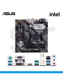 PLACA MADRE ASUS, PRIME B550M-A AC, WIFI, AMD, SOCKET AM4, DDR4, HDMI | VGA | DVI-D. (PN: 90MB15K0'M0EAY0)