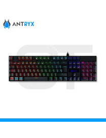 KIT ANTRYX, GC-3100 X3 BLACK, SWITCH BLUE, TECLADO | MOUSE | AUDIFONO. (PN: AGC-3100X3KBL-SP)