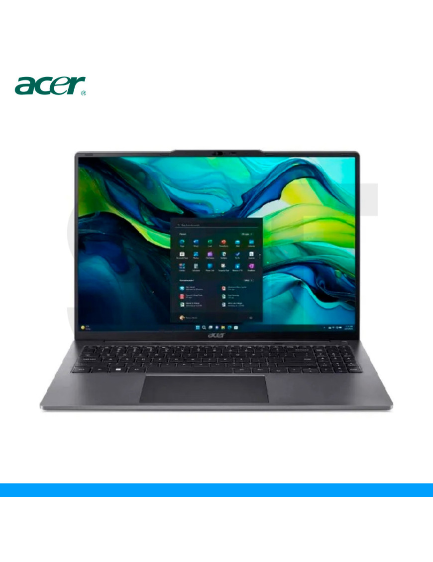 LAPTOP ACER, ASPIRE LITE AL16-51P-74AV, CORE i7 1255U, 16GB DDR5, 512GB NVME, WUXGA 16", FREE. (PN: NX.KX0AL.003)