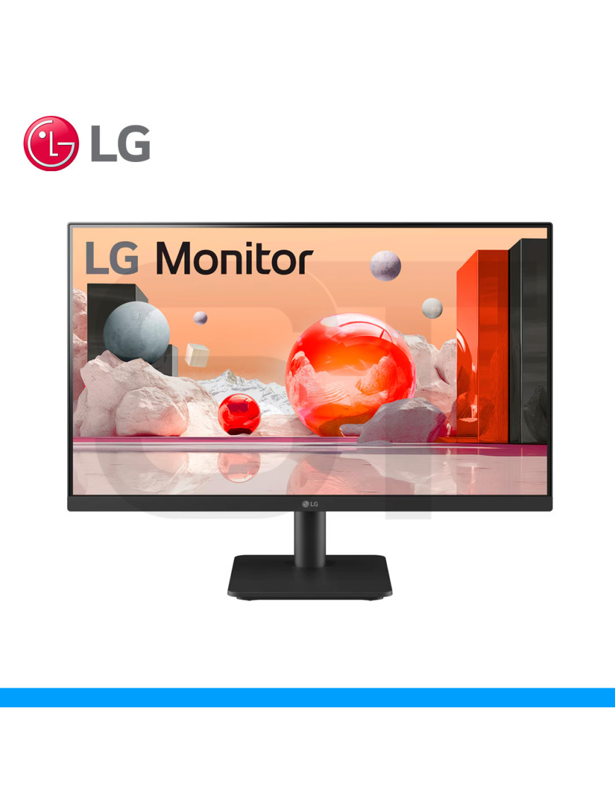 MONITOR LG, 24MS500-B, 23.8", PANEL IPS, FULL HD, 100HZ, 5MS, 2xHDMI. (PN: 24MS500-B)