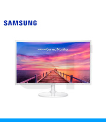 MONITOR SAMSUNG, CF391, WHITE, CURVO, 27", PANEL VA, 60HZ, 4MS, FREE SYNC, HDMI | VGA. (PN: LC27F391FHNXZA)