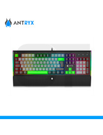 TECLADO ANTRYX, MK ZIGRA EVO, BLACK & GRAY, ESPAÑOL, SWITCH RED. (PN: AMK-900KRE-SP)