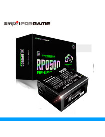 FUENTE DE ENERGIA IFORGAME, RPO-500, 500W, 80 PLUS WHITE.