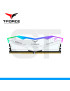 MEMORIA TEAMGROUP, DELTA RGB, 16GB DDR5, 6000MHZ, PC5-48000, CL38, WHITE. (PN: FF4D516G6000HC38A01)