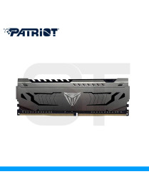 MEMORIA RAM PATRIOT, VIPER STEEL, 8GB DDR4 3200MHZ, PC4-25600, CL16. (PN: 9DE00219-PVS48G320C6)