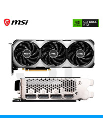 TARJETA DE VIDEO MSI, NVIDIA GEFORCE RTX 4070 SUPER 12G VENTUS 3X OC, 12GB GDDR6X, 192 BITS, DP | HDMI. (PN: 912'V513'827)