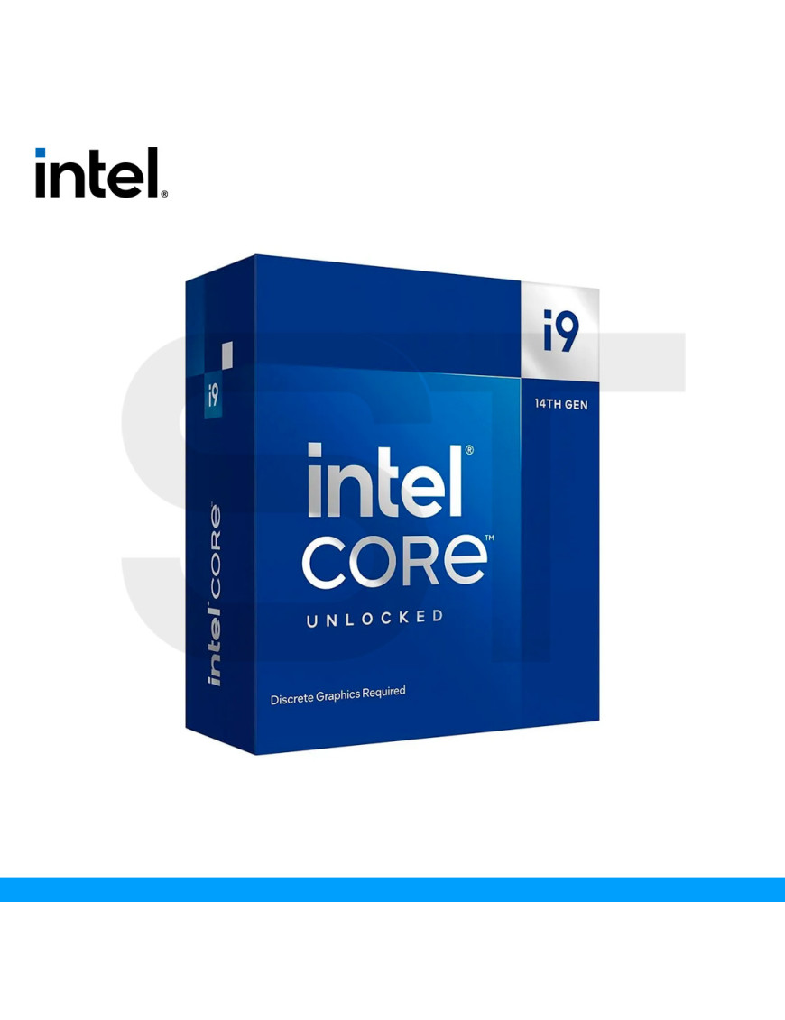 PROCESADOR INTEL, CORE i9 14900K 3.2 | 6.00GHZ, LGA1700, 24 NUCLEOS, 36MB, UHD INTEL 770. (PN: BX8071514900K)