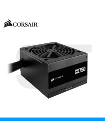 FUENTE DE ENERGIA CORSAIR, CX SERIES CX750, 750W, 80 PLUS BRONZE. (PN: CP-9020279-NA)