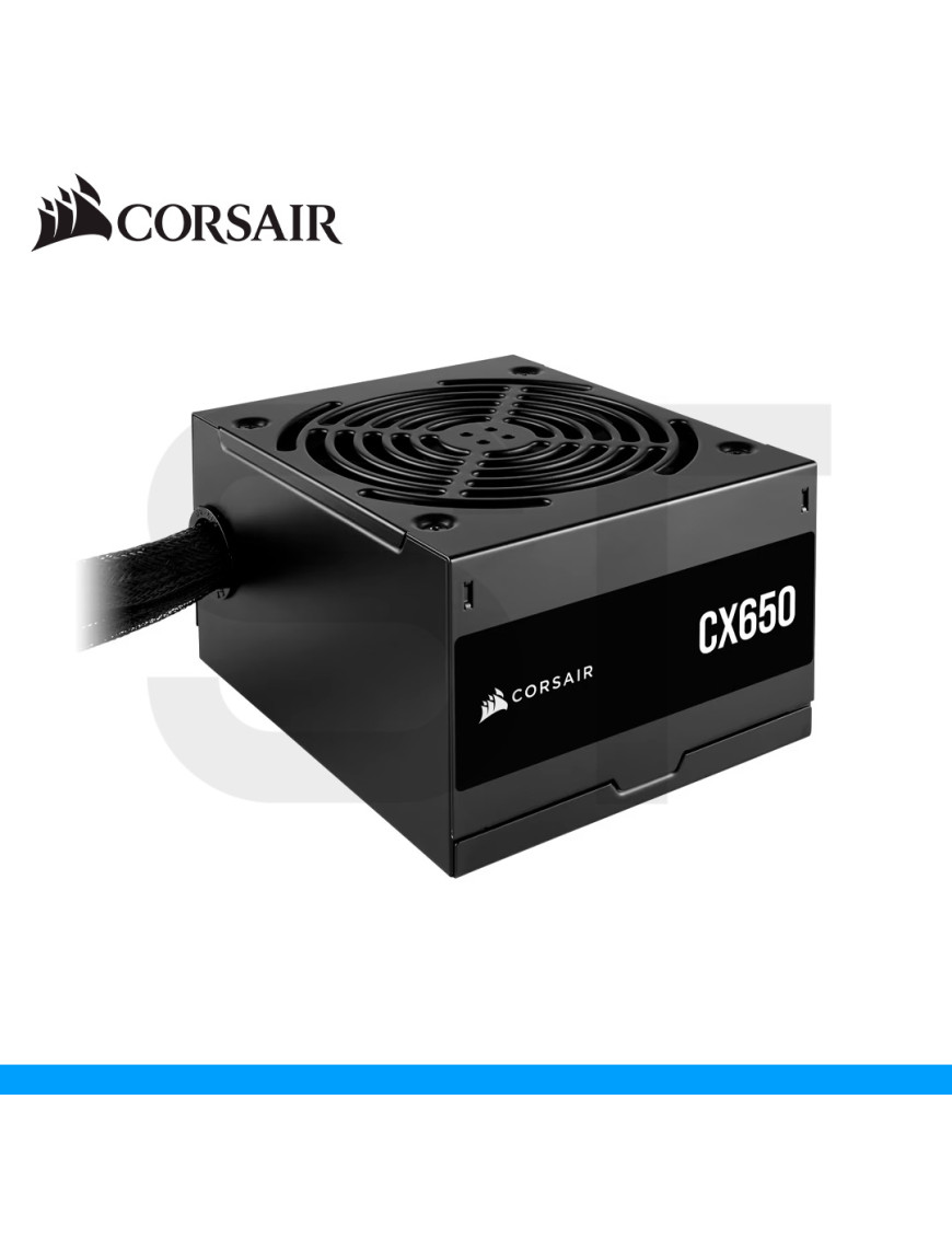 FUENTE DE ENERGIA CORSAIR, CX SERIES CX650, 650W, 80 PLUS BRONZE. (PN: CP-9020278-NA)