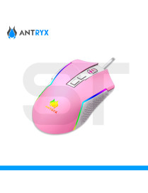 KIT ANTRYX, GC-5400, TECLADO Y MOUSE PINK, MECANICO, RGB, SWITCH RED. (PN: AGC-5400PRE-SP)