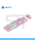 KIT ANTRYX, GC-5400, TECLADO Y MOUSE PINK, MECANICO, RGB, SWITCH BLUE. (PN: AGC-5400PBL-SP)