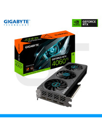 TARJETA DE VIDEO GIGABYTE, NVIDIA GEFORCE RTX 4060 Ti EAGLE OC 8G, TRIPLE FAN, 8GB GDDR6, 128 BITS, DP | HDMI. (PN: 9VN406TEO'0