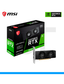 TARJETA DE VIDEO MSI, NVIDIA GEFORCE RTX 3050 LP 6G OC, 6GB GDDR6, 96 BITS, DP | HDMI. (PN: 912'V812'023)