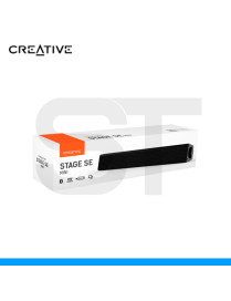 PARLANTE CREATIVE, SOUD BAR STAGE SE MINI, 12W/24W, BT, USB, 3.5mm, USB-C POWER, BLACK. (PN: 51MF8460AA000)