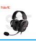 AURICULARES HAVIT, GAMENOTE H2230D NEGRO, JACK 3.5mm, C/MICROFONO.