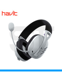 AURICULARES HAVIT, GAMENOTE FUXI-H3, BLANCO/NG, USB 7.1, BLUETOOTH, 2.4GHZ. C/MICROFONO.