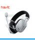 AURICULARES HAVIT, GAMENOTE FUXI-H3, BLANCO/NG, USB 7.1, BLUETOOTH, 2.4GHZ. C/MICROFONO.