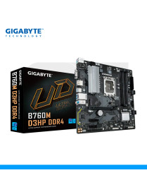 PLACA MADRE GIGABYTE, B760M D3HP DDR4, INTEL, SOCKET LGA 1700, HDMI | DP | VGA. (PN: B760M D3HP DDR4)