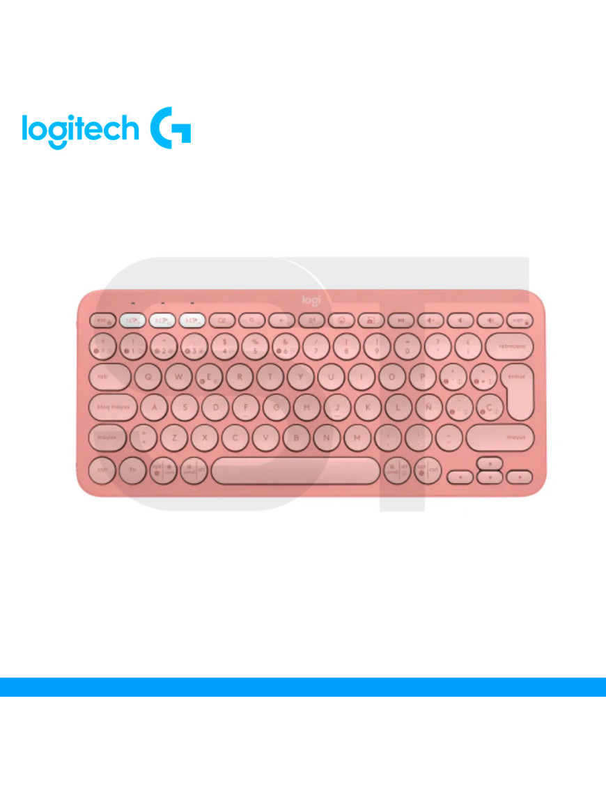 TECLADO LOGITECH, PEBBLE 2 K380S, INALAMBRICO, BT, ROSE. (PN: 920-011785)