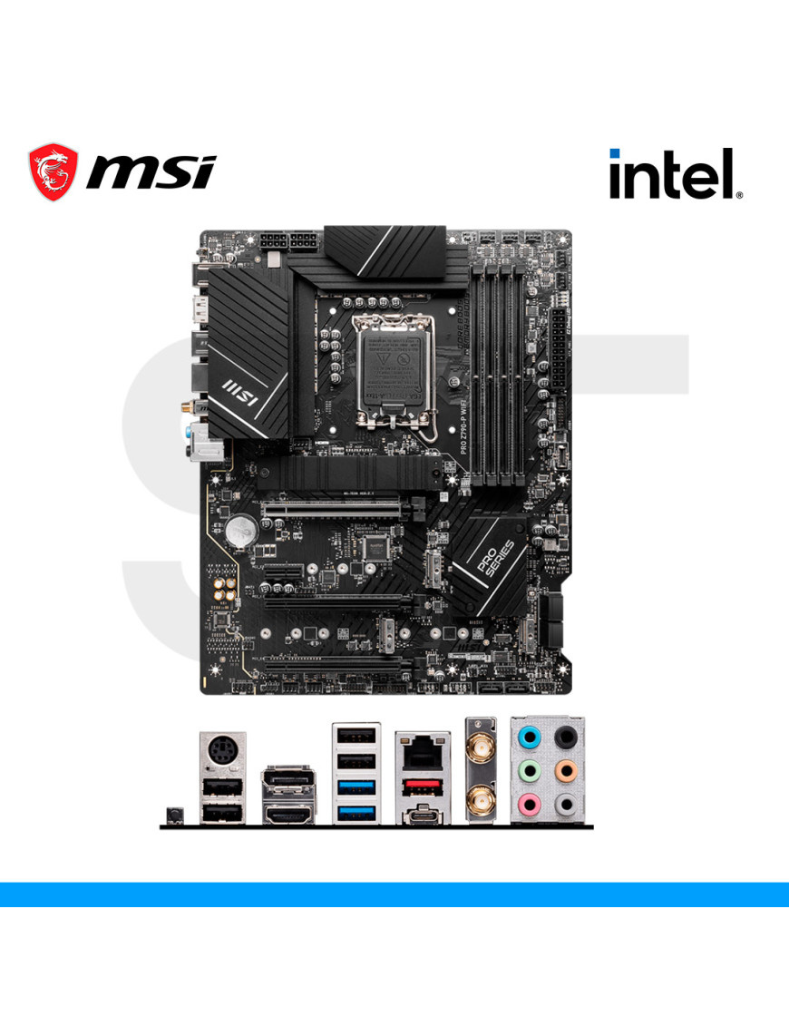 PLACA MADRE MSI, PRO Z790-P WIFI, INTEL, SOCKET 1700, DDR5, DP | HDMI. (PN: 911'7E06'073)