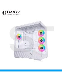 CASE LIAN LI, VECTOR V100R WHITE, S/FUENTE, 4 FAN ARGB, VIDRIO TEMPLADO. (PN: V100RW)